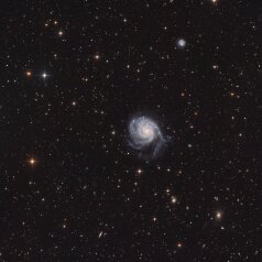 M101-widefield M101 widefield, Takahashi Epsilon 130, IMX571C, 117x5min, total 9,75h, iOptron HAE43, Gahberg 202260322-0408