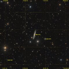 NGC3079-Grid NGC 3079 in Ursa Major, ASA N10 DSPro 2600m L45x500s, ASK8/f3 Nexus DSPro 2600C 46x300s total: 10h, ASA DDM85, Gahberg 20241226-1227