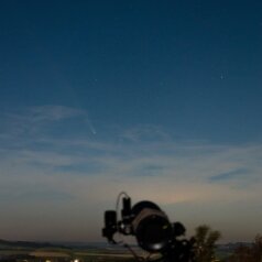 Epsilon 130ED Auf HAE43 C2023 A3 Tsuchinshan-Atlas, Canon EOSR EF24-105f4 @70mm ISO800 4“ Stativ, Haag 20241017