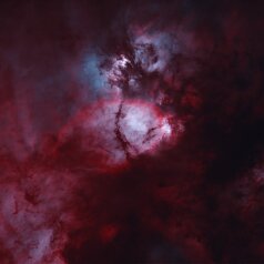 IC1795-starless IC1795 in Cassiopeia, ASA N10 DSPro 2600m L51x500s,Ha 37x900s, OIII 39x900s ASA DDM85, Gahberg 20251106-1218