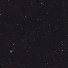 20260323-C2025-R3-PANSTARRS C/2025 R3 (PANSTARRS), Takahashi Epsilon 130ED, DSPro 2600C, Gain 0, Offset 100, 15x100s, total 25min, FOV 3x2° iOptron HAE43, Gahberg 20260323 UTC 03:39...