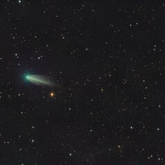 C2020P-McNaught-430mm Comet 220P-McNaught, Takahashi Epsilon 130D, DSPro 2600C, Gain 0, Offset 100, 27x150s total h iOptron HAE43, Gahberg 20260818 UT: 01:49