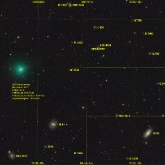 _24P-Schaumasse-M91-M98-Grid 24P/Schaumasse & M91, M88, Virgo Cluster, ASK8“ f3 Nexus, DSPro2600C 33x100s, ASADDM85, Gahberg 20251229 UT 04:23