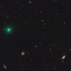 _24P-Schaumasse-M91-M98 24P/Schaumasse & M91, M88, Virgo Cluster, ASK8“ f3 Nexus, DSPro2600C 33x100s, ASADDM85, Gahberg 20251229 UT 04:23