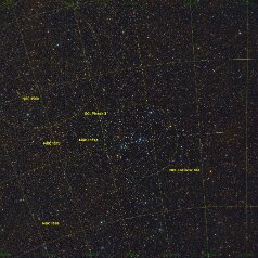 Collinder-464-and-Platais3-Grid OCL Collinder 464 & Plateis 3 in Camelopardalis, Canon EOS6Da EF200 ISO1600 42x5min iEQ30Pro, Gahberg 202231218